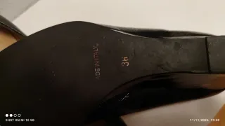 Zapatos #cuña. Verde musgo.