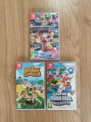 Pack 3 juegos Nintendo Switch