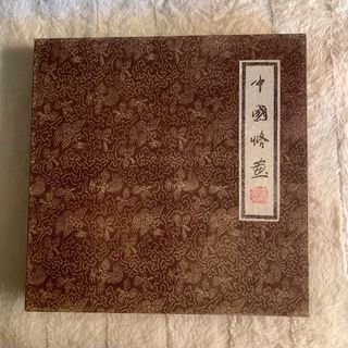 CUADRO CHINO CON DIBUJO EN TÉCNICA WOODBURNING