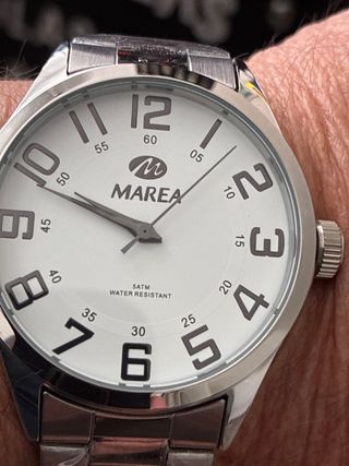 Reloj Marea B36103/1 Hombre Plata Blanco
