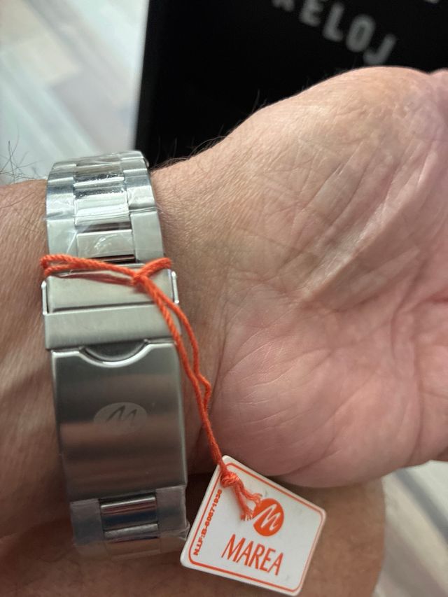 Reloj Marea B36103/1 Hombre Plata Blanco