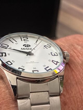 Reloj Marea B36103/1 Hombre Plata Blanco