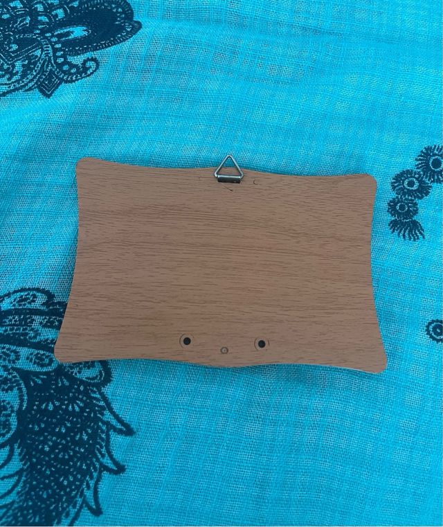 Quadretto angioletti Raffaello vintage legno