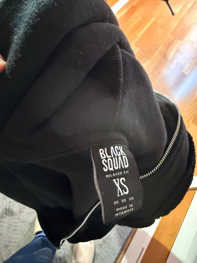 Chándal Black Squad Talla S/XS Negra