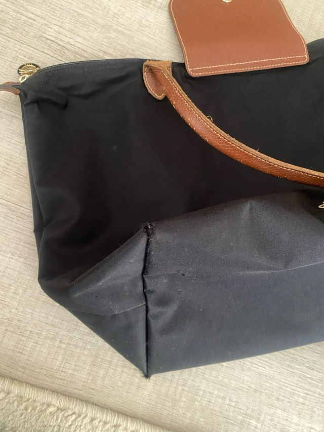 Bolsa Longchamp Negra y Marrón