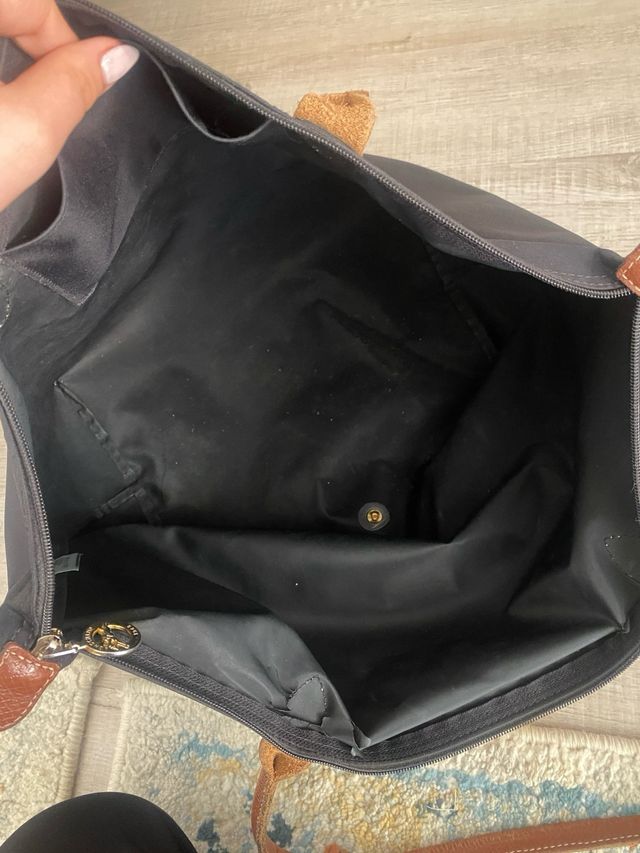 Bolsa Longchamp Negra y Marrón