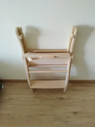 Torre di apprendimento Montessori pieghevole in legno