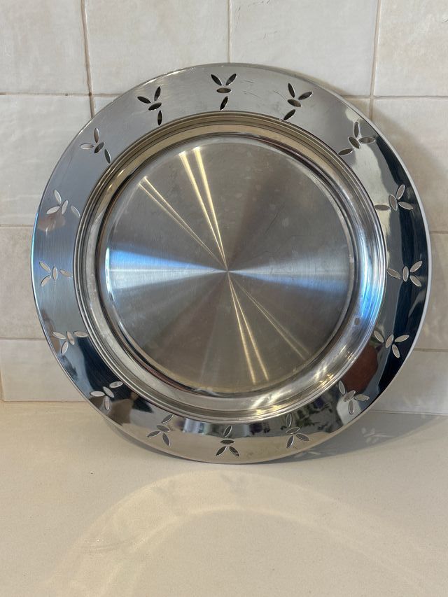 Bandeja AMC Acero Inoxidable Decorada