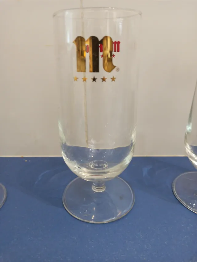 Lote 6 Copas Cerveza Mahou 33cl