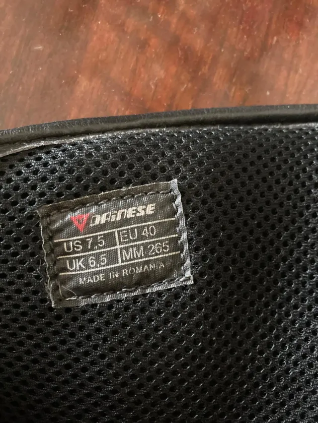 Botas Moto Dainese Talla 40 Negras