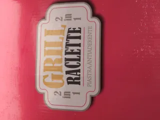 Piastra antiaderente per raclette