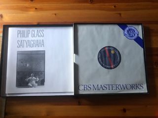 Philip Glass Satyagraha 3LP Vinilo Ópera