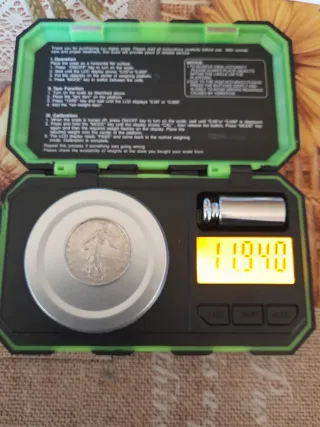 Moneda 5 Francos Franceses de plata