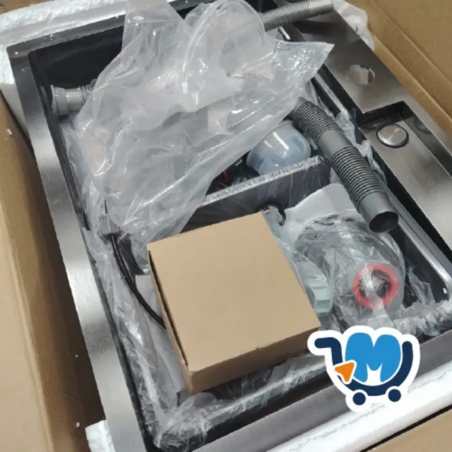 Lavaplatos con accesorios