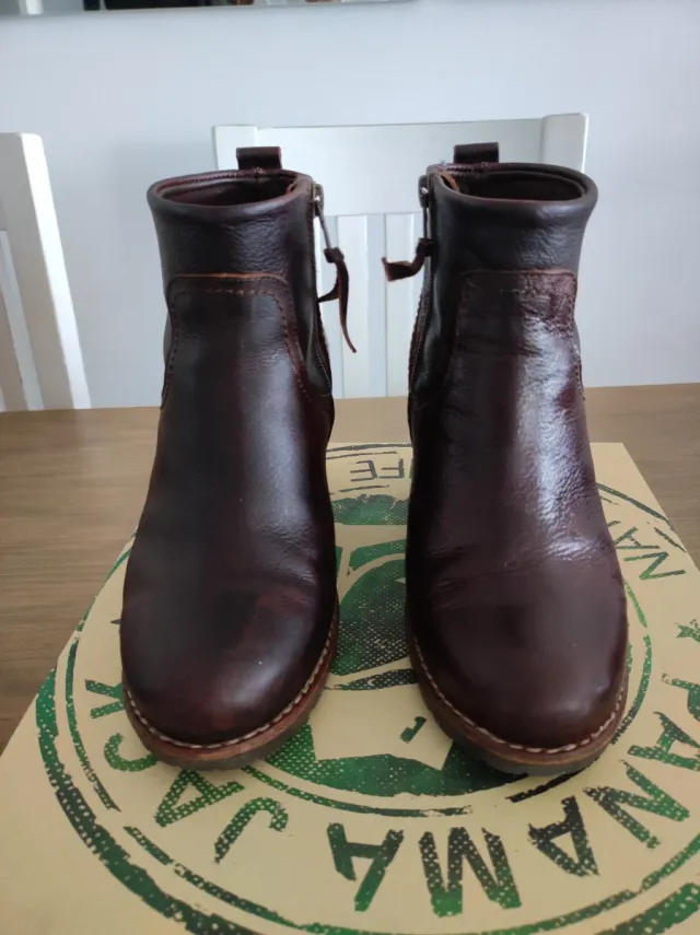 Botines Panamá Jack Marrones Talla 36