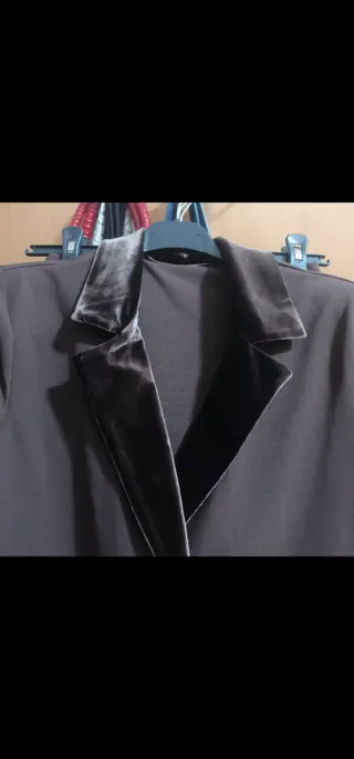 Traje de chaqueta mujer marrón,talla de S a L