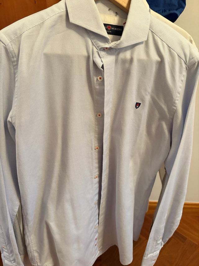 Camisa Álvaro Moreno azul claro talla S