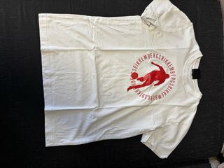 Camiseta Bikkembergs blanca con estampado