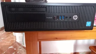 Ordenador HP ProDesk Negro de sobremesa