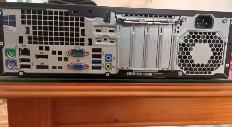 Ordenador HP ProDesk Negro de sobremesa afbeelding 3