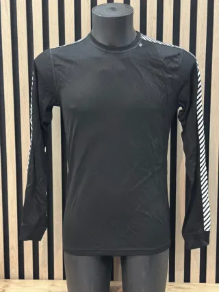 Camiseta Helly Hansen Lifa Manga Larga Negra