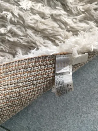 Tappeto Zara Home Lungo Pelo Beige