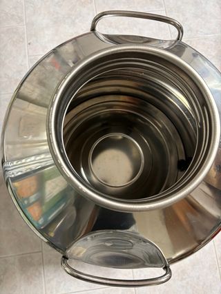 Bidone acciaio inox 30L con rubinetto