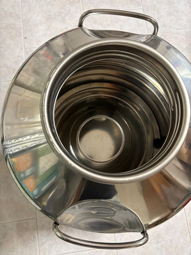 Bidone acciaio inox 30L con rubinetto