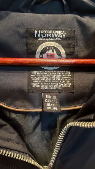 Abrigo plumas mujer azul