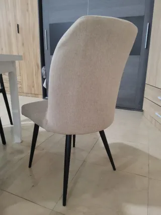 Silla Butaca Rory Beige / Gris