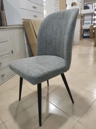 Silla Butaca Rory Beige / Gris