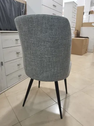 Silla Butaca Rory Beige / Gris