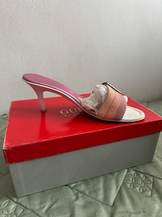 Sandalias Guess Talla 40 Verano Tacón
