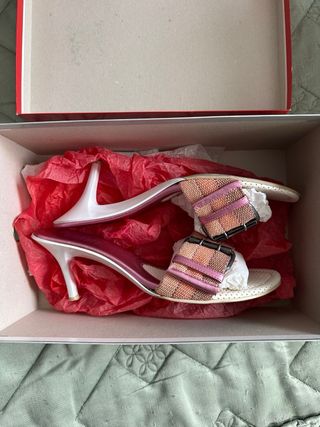 Sandalias Guess Talla 40 Verano Tacón