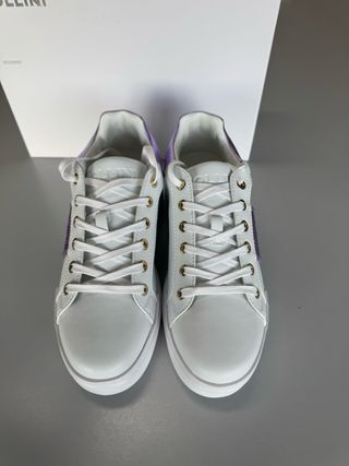 Sneakers Pollini donna bianche e viola