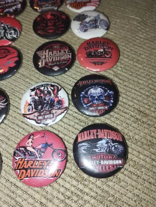 Lote 30 Pins  chapas badge Harley Davidson Motos