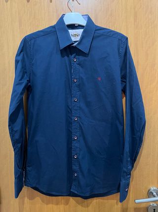 Camisa Verso Azul Masculina