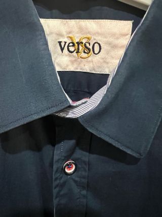 Camisa Verso Azul Masculina