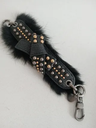 Collar y pulsera Bimba y Lola negro y dorado