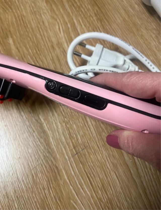 Cepillo Alisador Eléctrico Rosa