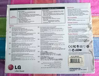 MOUSE SCANNER LG MOD. LSM-100