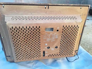 Televisor Philips Vintage Marrón y Beige