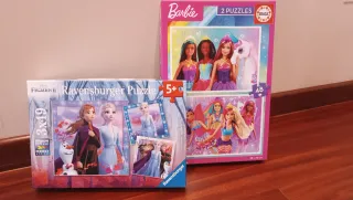Puzzles de Barbie y Frozen