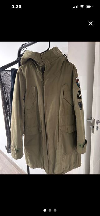 Parka Replay Mujer Verde Militar