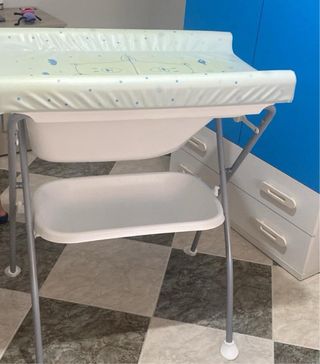 Bañera cambiador para bebé