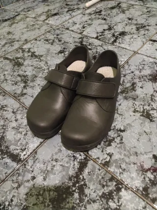 Zapatos Hostelería Negros Velcro unisex