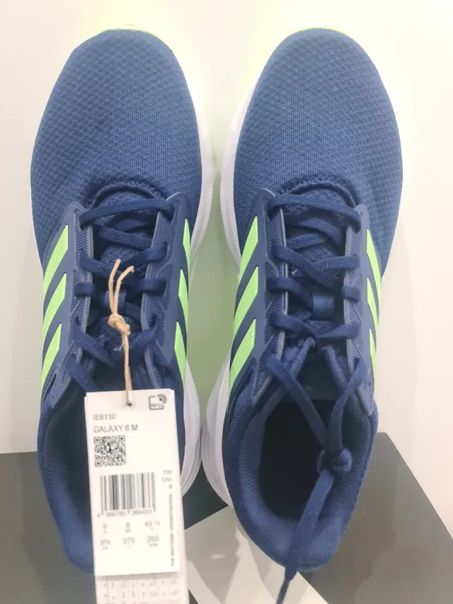 Zapatillas Adidas Galaxy 6 M Azul/Verde Talla 43.5