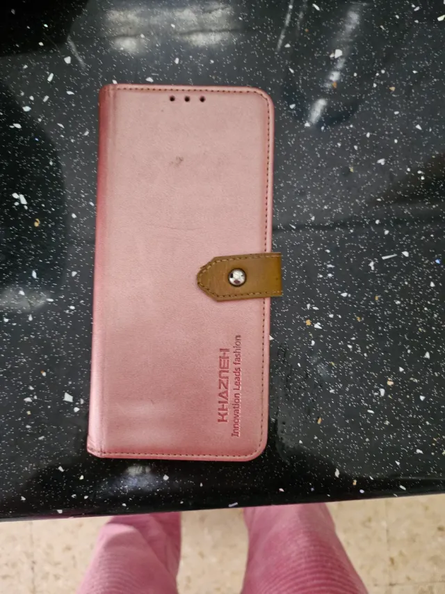 Funda Xiaomi 13C Marrón con Tarjetero