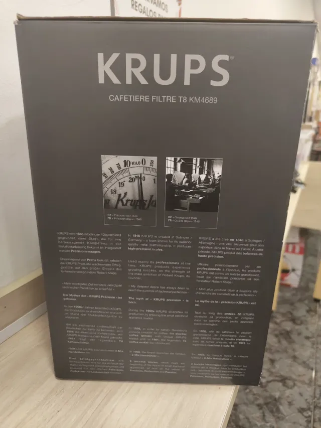 Cafeteira Gotejamento Krups KM4689 12 Xícaras