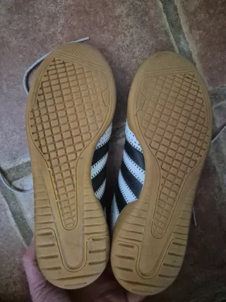 Zapatillas Adidas Fútbol Sala Negras Blancas